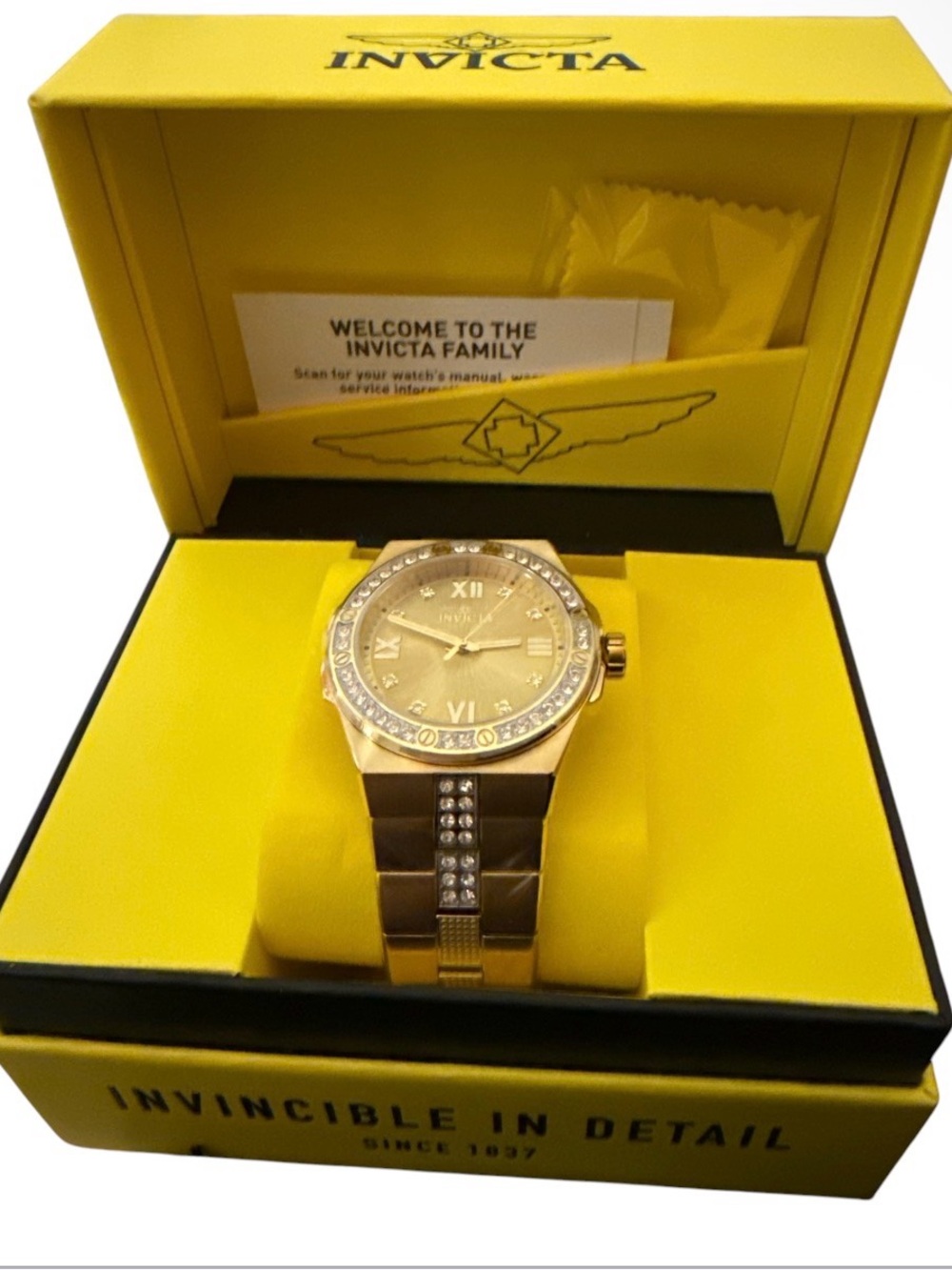 Invicta Specialty Quaderis Men's Watch - 42mm. Gold (50184)